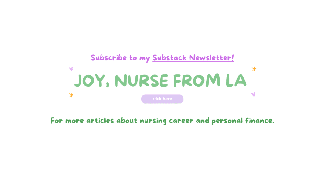 Substack WordPress Post Financial Independence Nurse