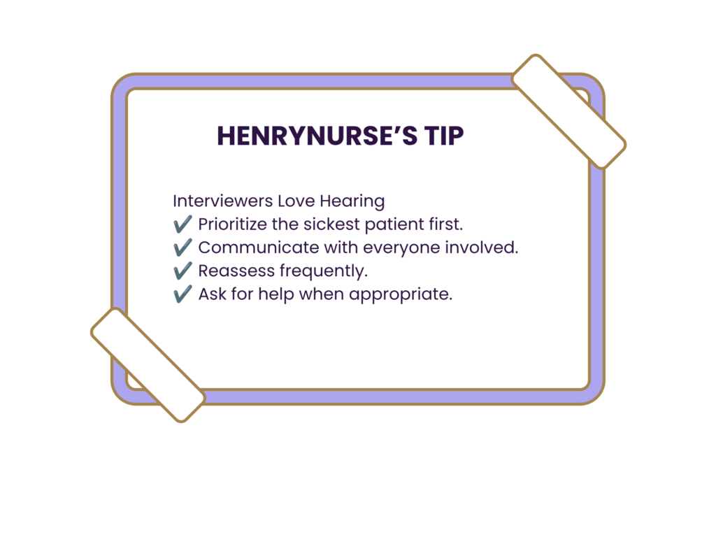 pacu nurse interview tips be able to ask for help