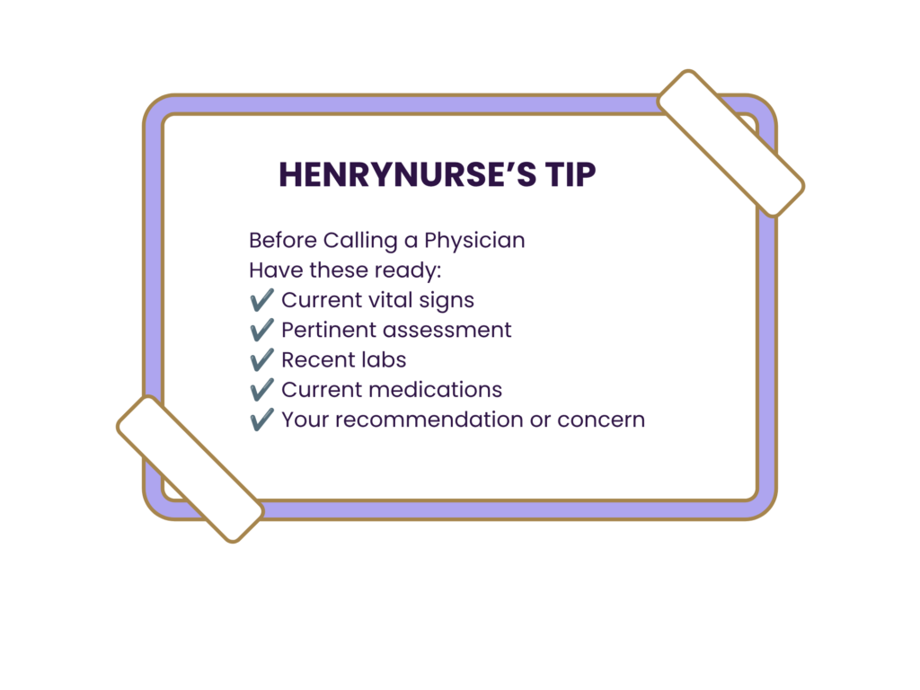 pacu nurse interview tips calling physicians communication skills