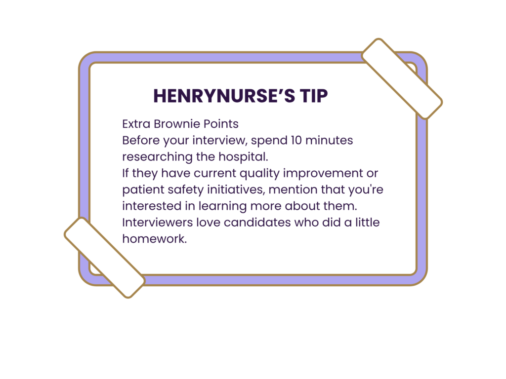 pacu nurse interview tips extracurricular volunteer projects