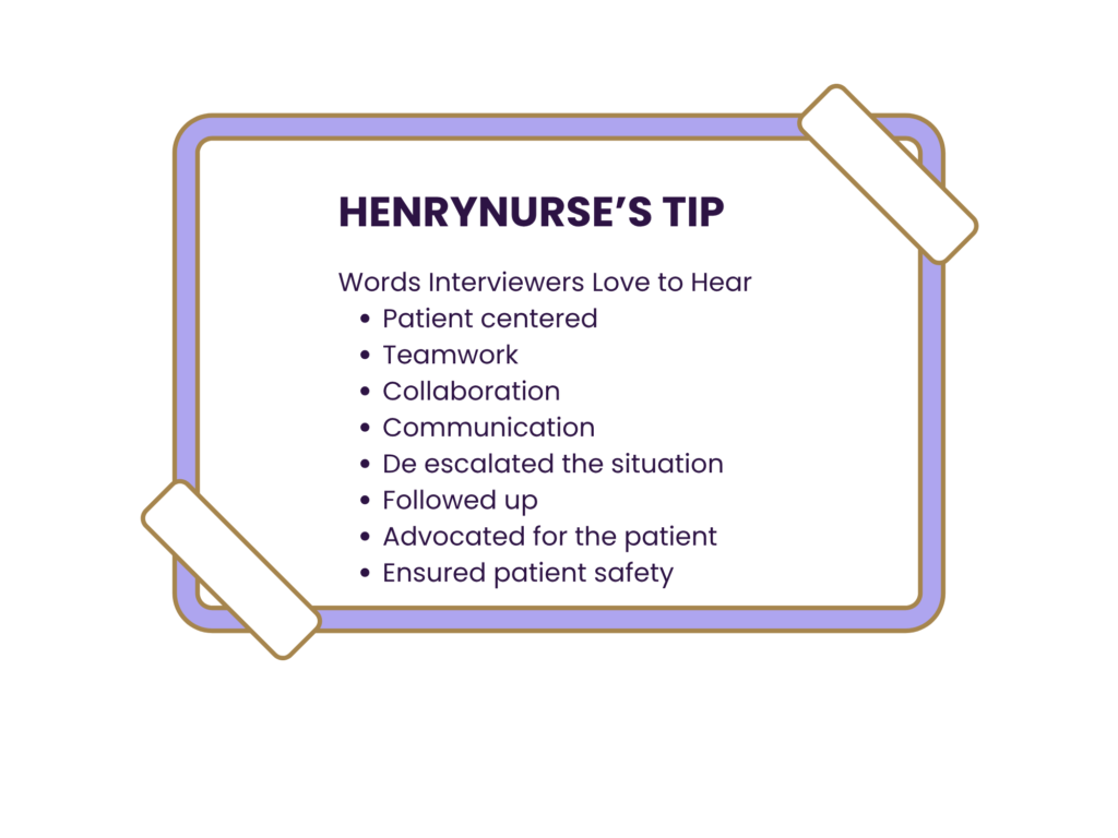 pacu nurse interview tips patient centered care