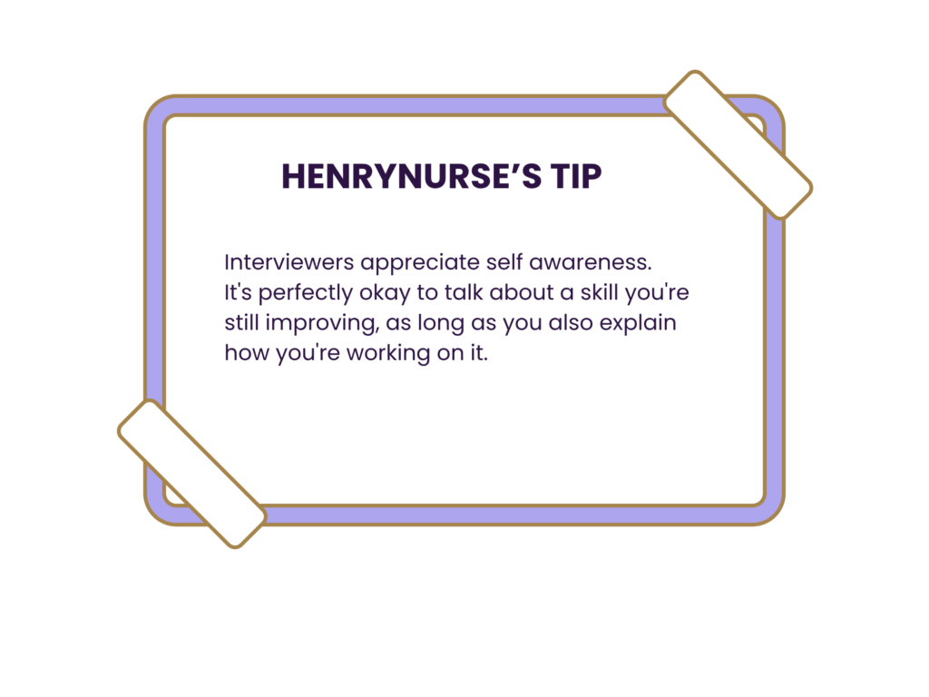 pacu nurse interview tips strength and weakness