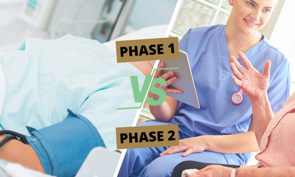 PACU Nursing Phase 1 vs Phase 2